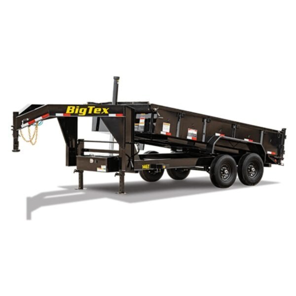 14GT_1-600x600-1-1.jpg Big Tex Heavy Duty Telescopic Gooseneck Dump Trailer | 14GT - Image 1