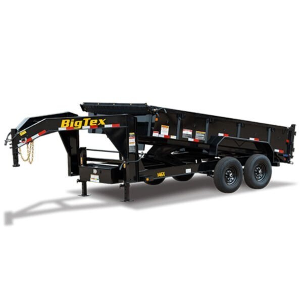 14GX_1-600x600-1-1.jpg Big Tex Heavy Duty Tandem Axle Gooseneck Dump Trailer | 14GX - Image 1