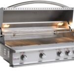 Blaze Professional 44-Inch 4 Burner Built-In Gas Grill With Rear Infrared