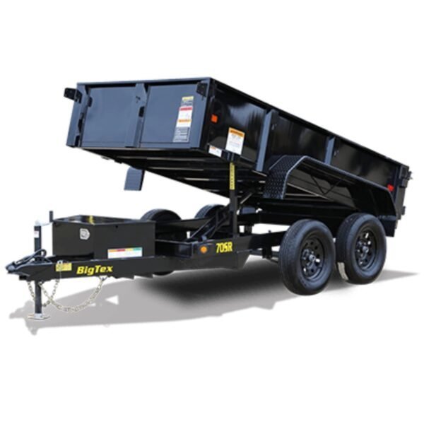 70SR_1-600x600-1-1.jpg Big Tex Tandem Axle Single Ram Dump Trailer | 70SR-10-5WDD - Image 1