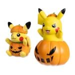 Pokémon Pikachu Halloween Plush and Garden Statue Bundle