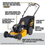 DEWALT 21″ 163cc Self-Propelled Lawn Mowers - Image 2