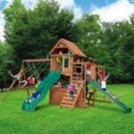 Swing-N-Slide Super Knightsbridge Wood Outdoor Swing Set