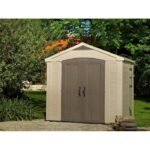 Factor 8 ft. W x 6 ft. D Plastic Storage Shed - Image 3